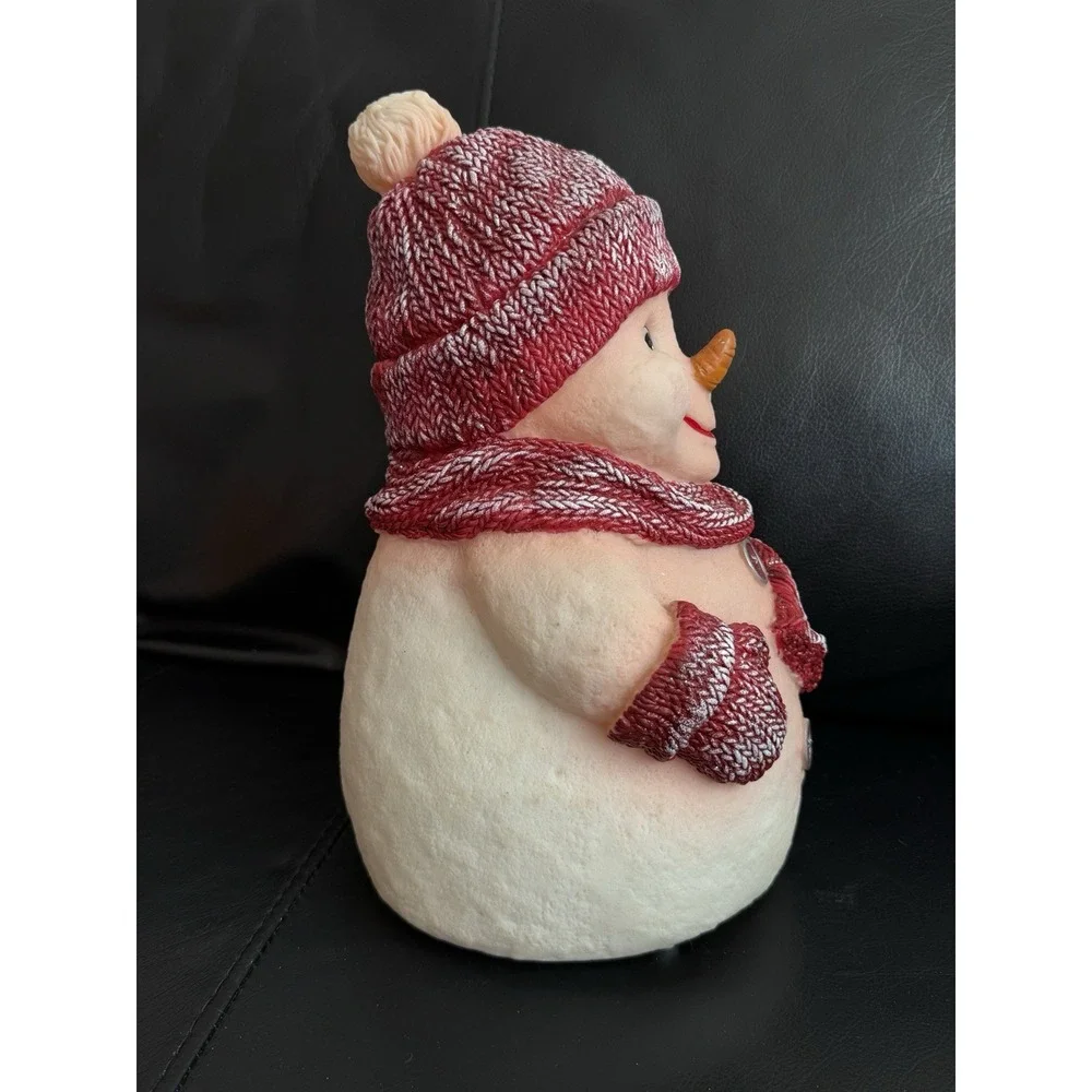 Vtg Rubber Singing Snowman Dances Bops to Frosty the Snowman w Box Christmas 11" - Picture 3 of 11